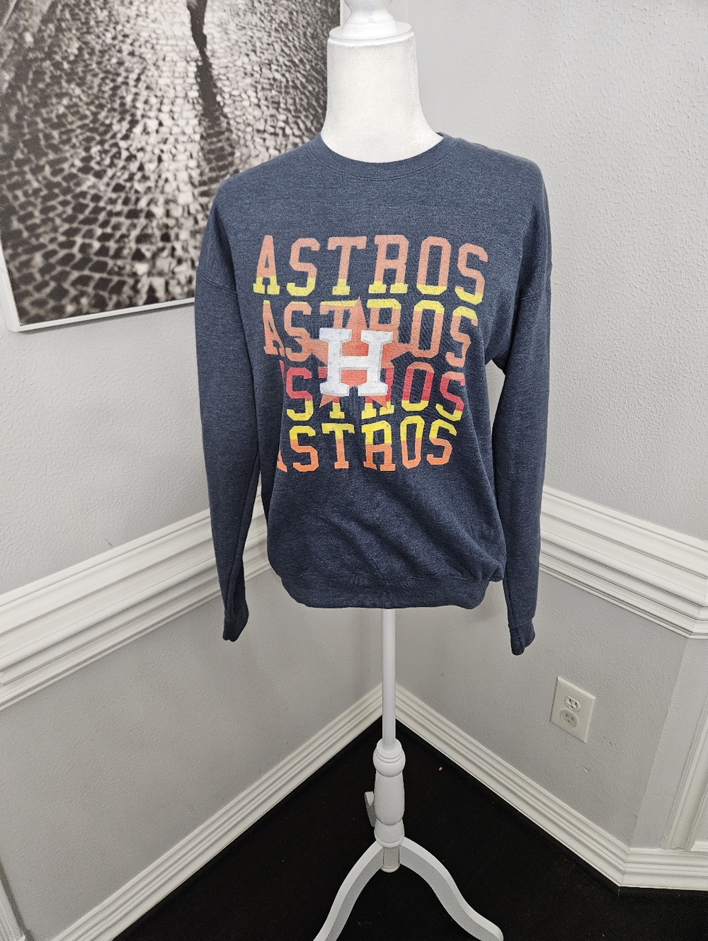 Houston Astros Sweatshirt baseball MLB Texas medium